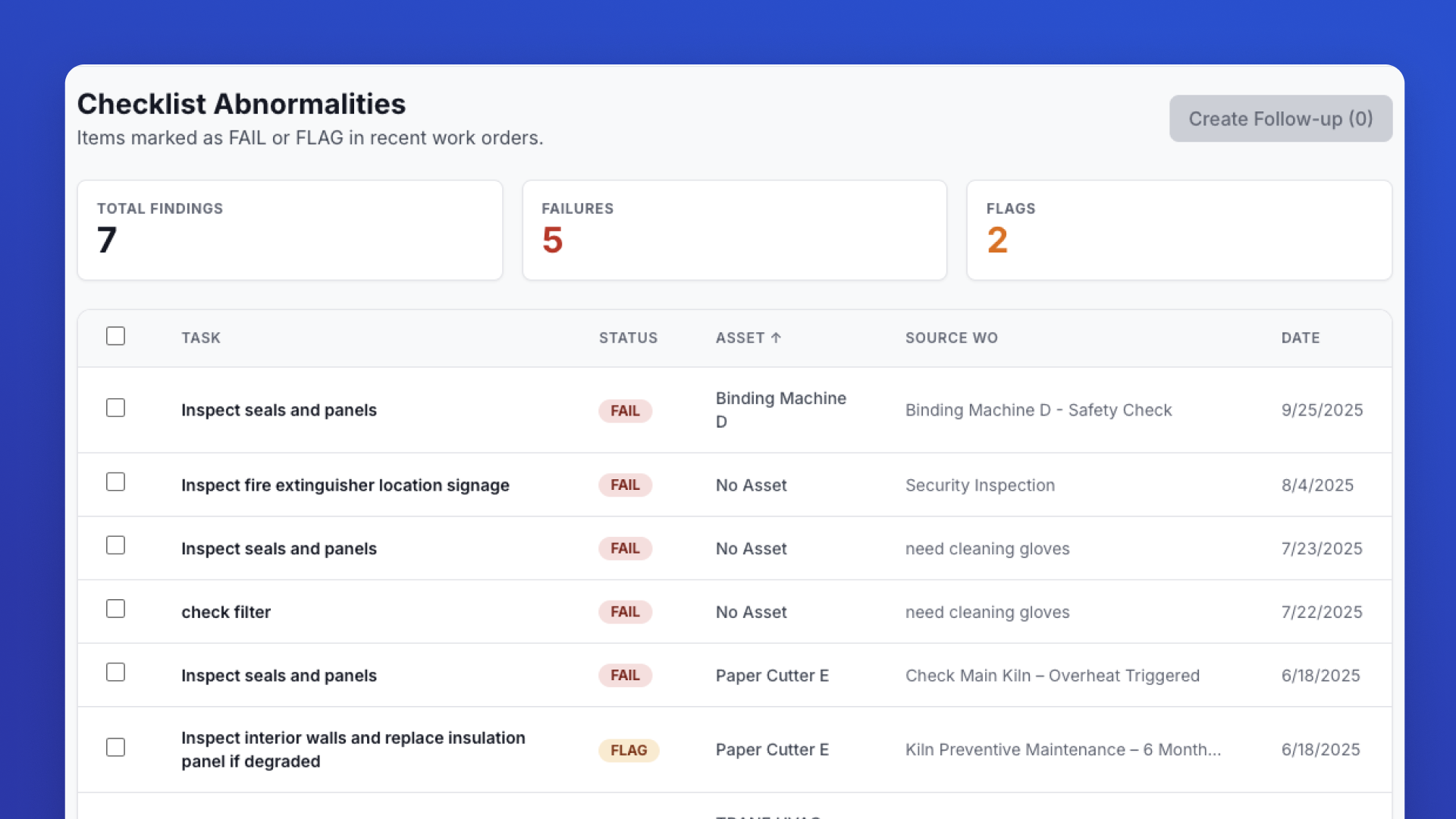 Inspection Failure Follow-Up Manager ✅ screenshot 2