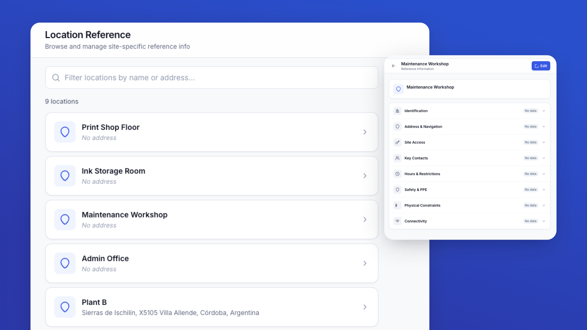 Site Operations Card ✅ screenshot 2